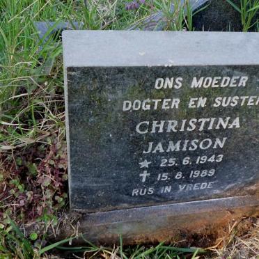 JAMISON Christina 1943-1989