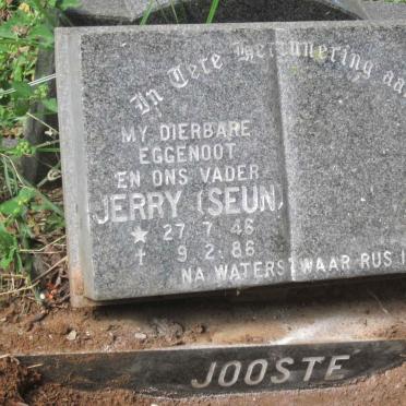 JOOSTE Jeremia Angus Richard 1946-1986