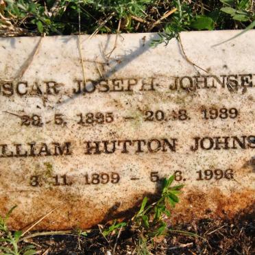 JOHNSEN Oscar Joseph 1895-1989 :: JOHNSEN William Hutton 1899-1996
