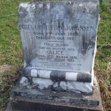 JOHANSEN Niels Christian 1884-1931 &amp; Alice 1891-1953