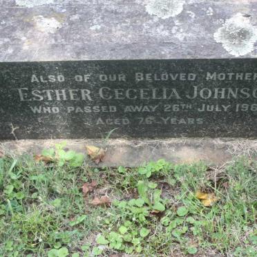 JOHNSON Esther Cecelia -1961