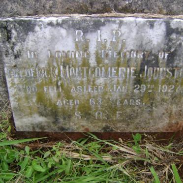 JOHNSTON Frederick Montgomerie -1927