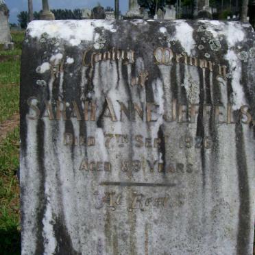 JEFFELS Sarah Anne -1926