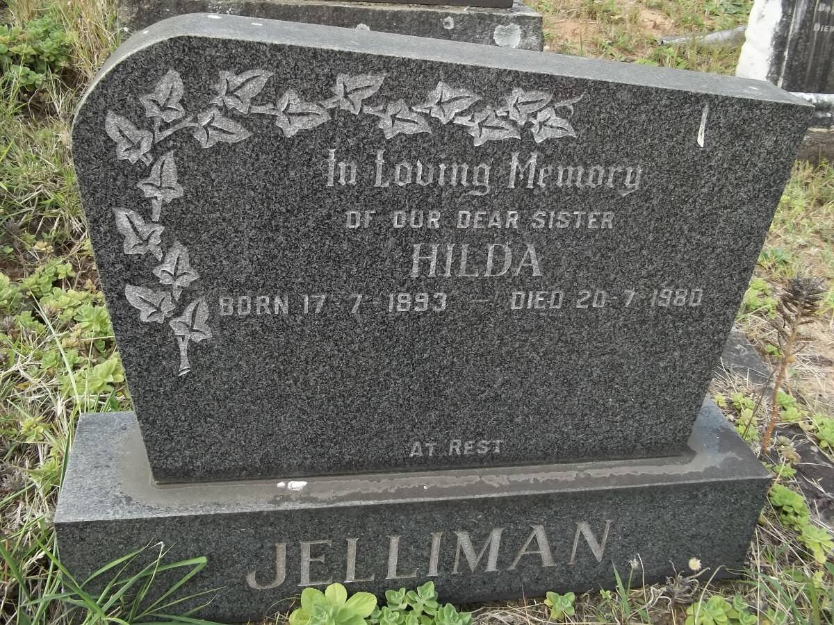 JELLIMAN Hilda 1893-1980