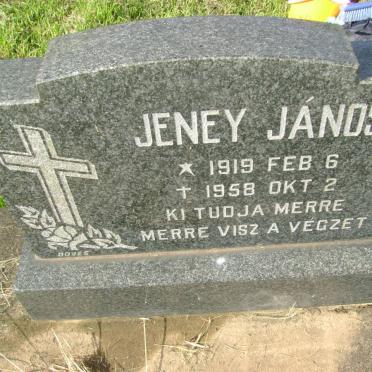 JENEY Janos 1919-1958
