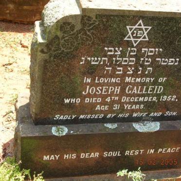 GALLEID Joseph -1952