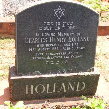 HOLLAND Charles Henry -1969