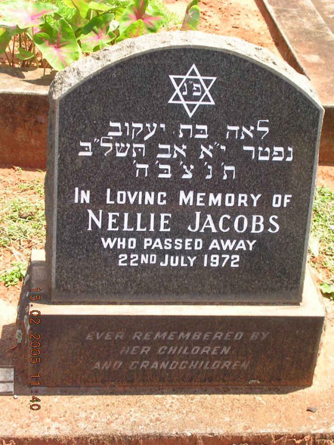 JACOBS Nellie -1972