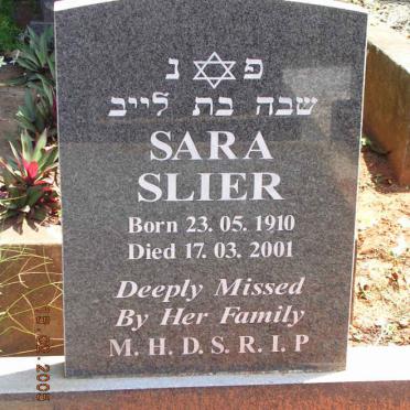 SLIER Sara 1910-2001