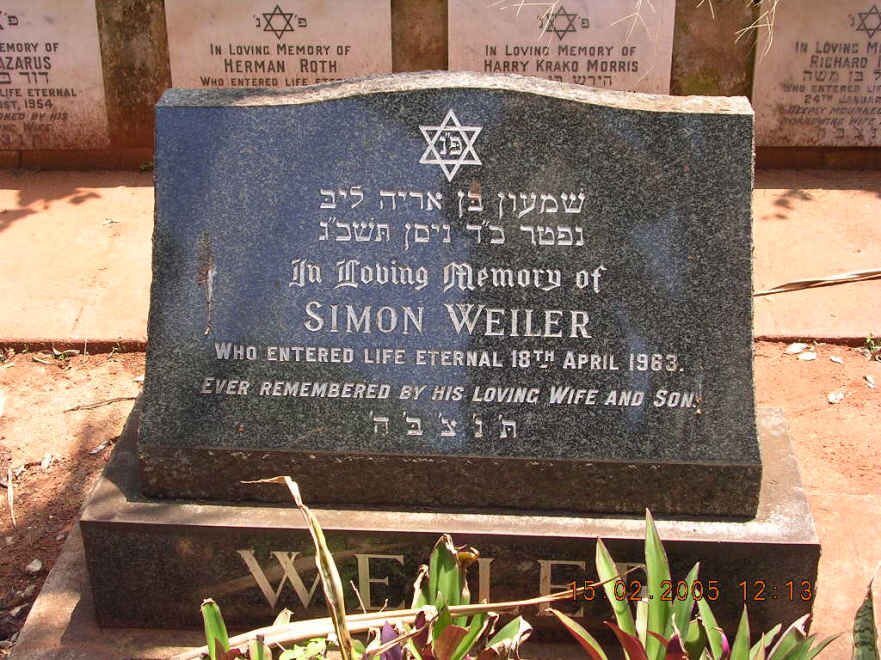 WEILER Simon -1963