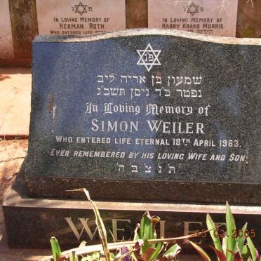 WEILER Simon -1963