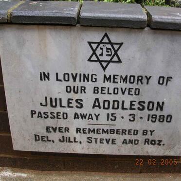 ADDLESON Jules -1980