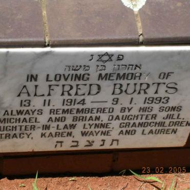BURTS Alfred 1914-1993