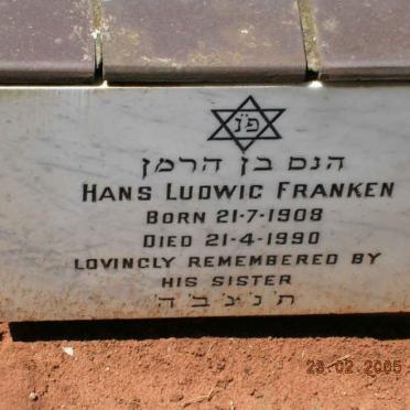 FRANKEN Hans Ludwig 1908-1990