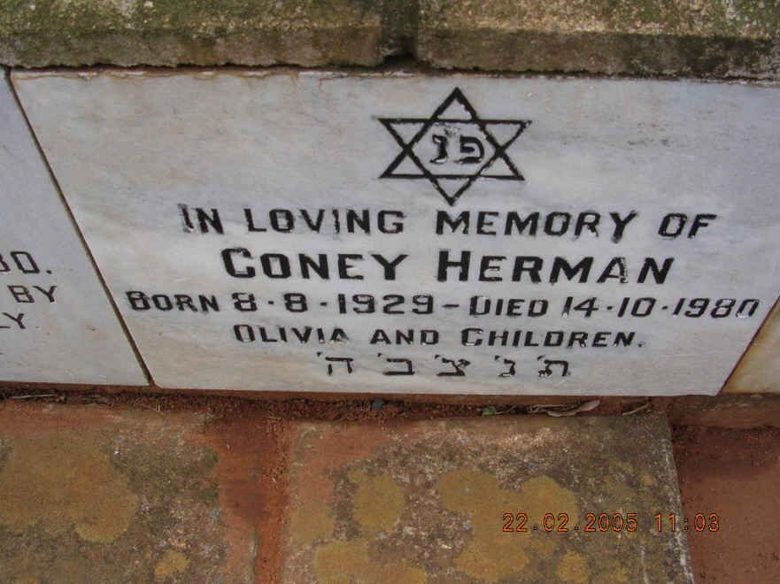 HERMAN Coney 1929-1980