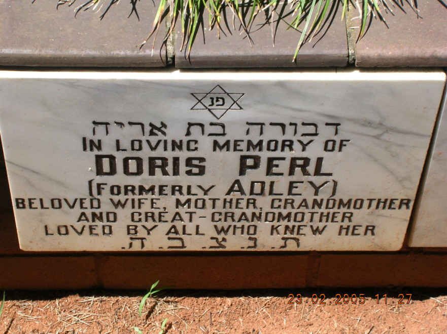 PERL Doris formerly ADLEY