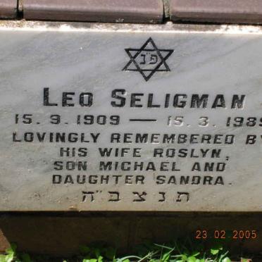 SELIGMAN Leo 1909-1989