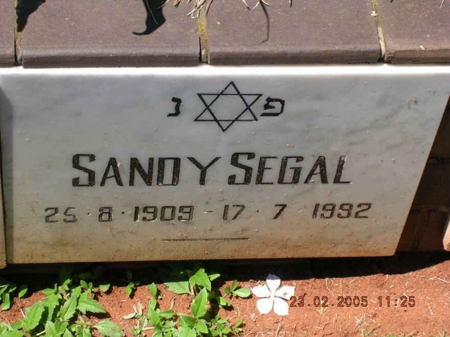SEGAL Sandy 1909-1992