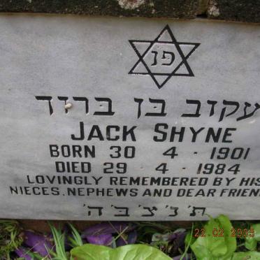 SHYNE Jack 1901-1984