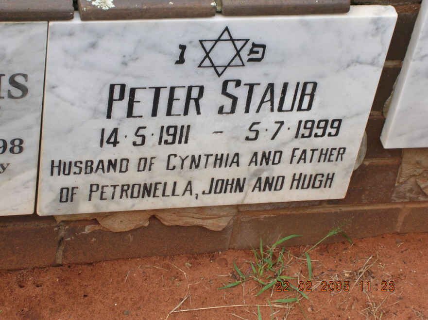 STAUB Peter 1911-1999