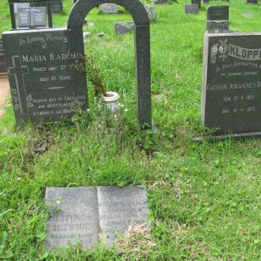 KADEMIS Maria :: KLOPPER Gideon Johannes Britz 1922-1973 :: KOUTSOURIS Sotirios -1977