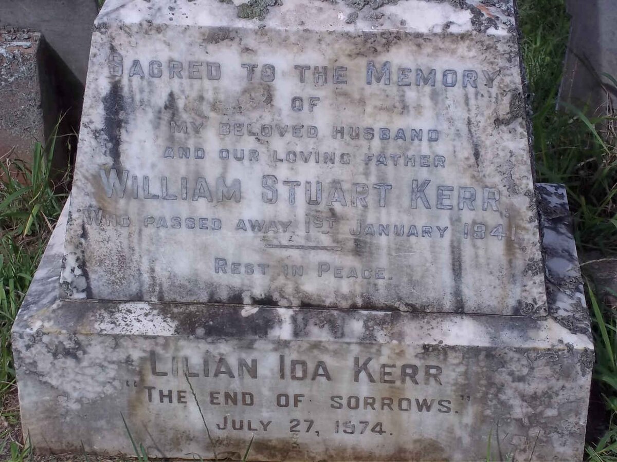 KERR William Stuart -1941 :: KERR Lilian Ida -1974
