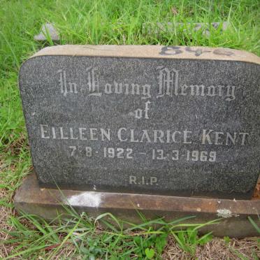 KENT Eilleen Clarice 1922-1969