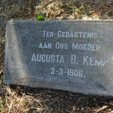 KEMP Augusta B.  1906-1967