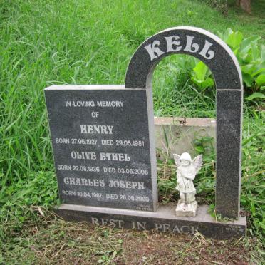 KELL Henry 1927-1981 :: KELL Olive Ethel 1936-2008 :: KELL Charles Joseph 1967-2003