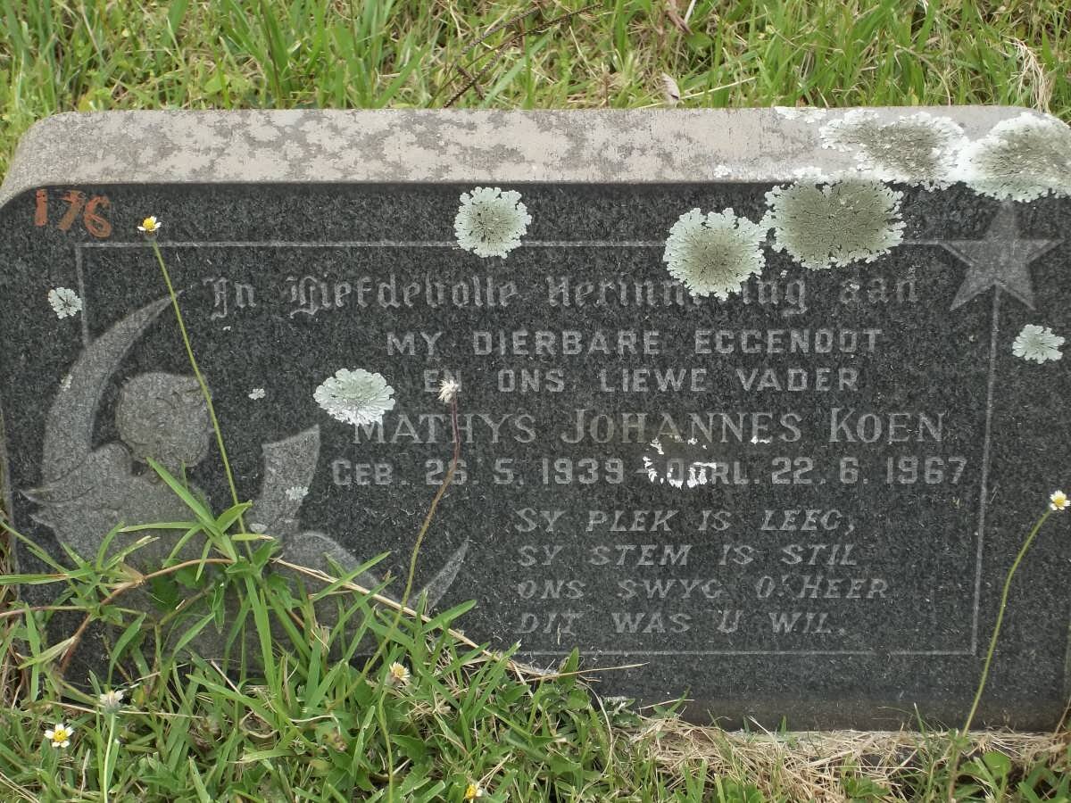 KOEN Mathys Johannes 1939-1967
