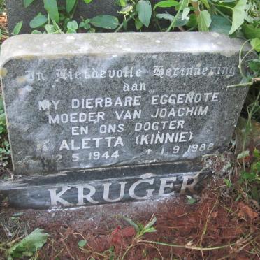 KRUGER Aletta 1944-1988