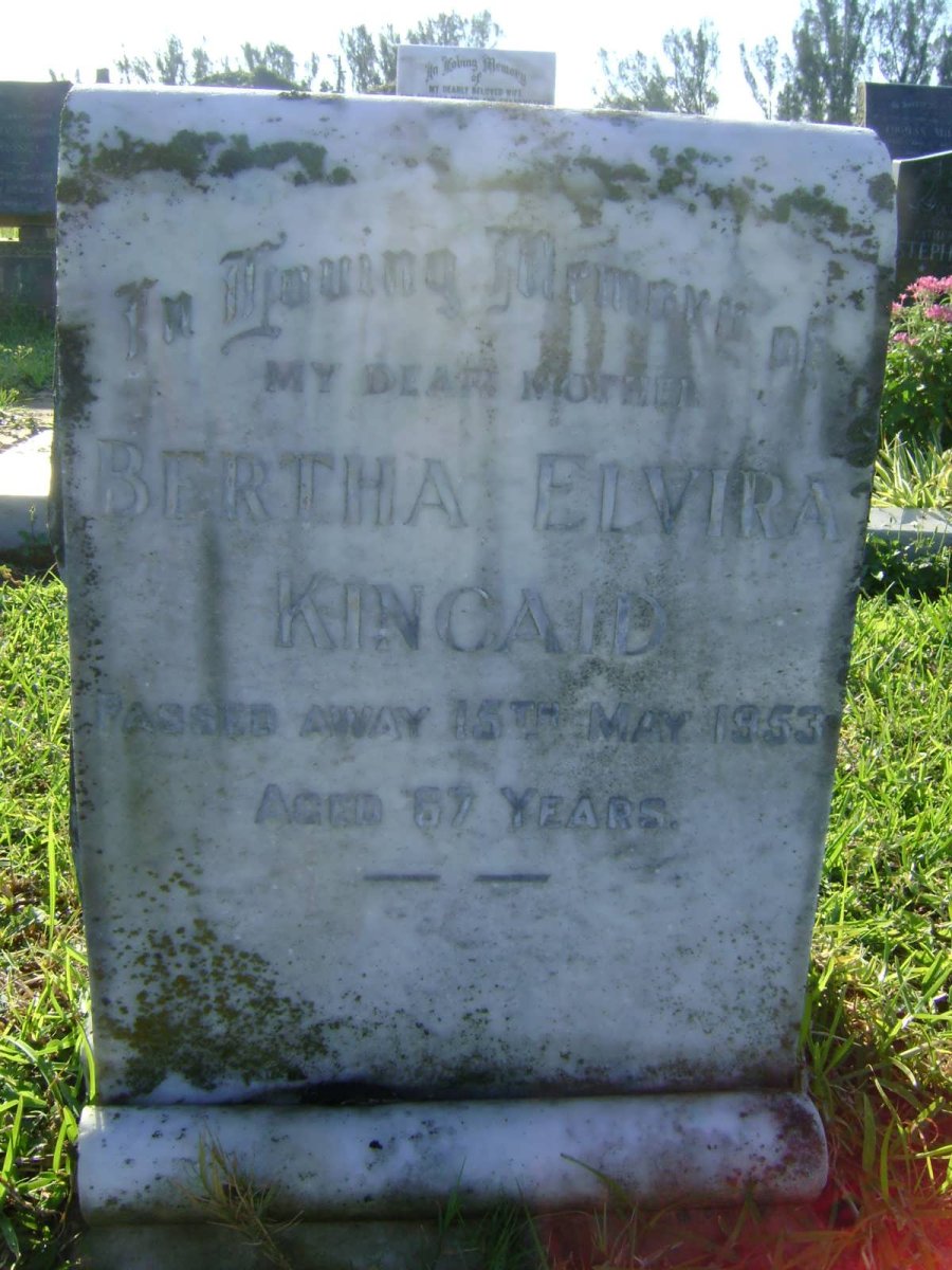 KINCAID Bertha Elvira -1953