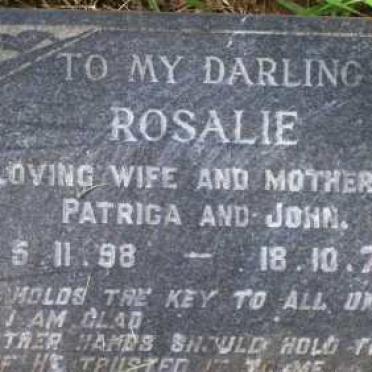 KNOWLES Rosalie 1898-1970