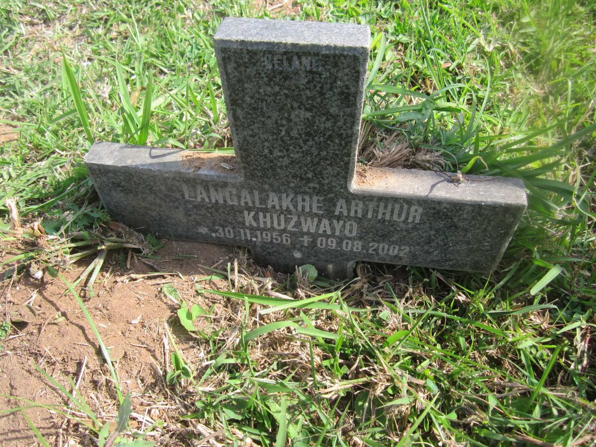 KHUZWAYO Langalakhe Arthur 1956-2002