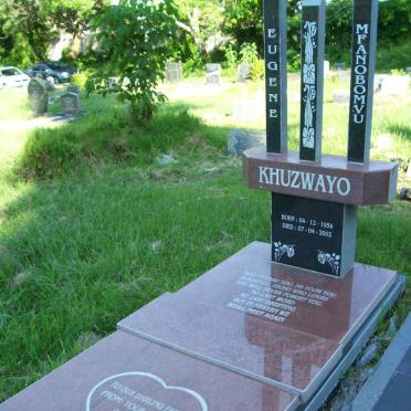 KHUZWAYO Eugene Mfanobomvu 1956-2002