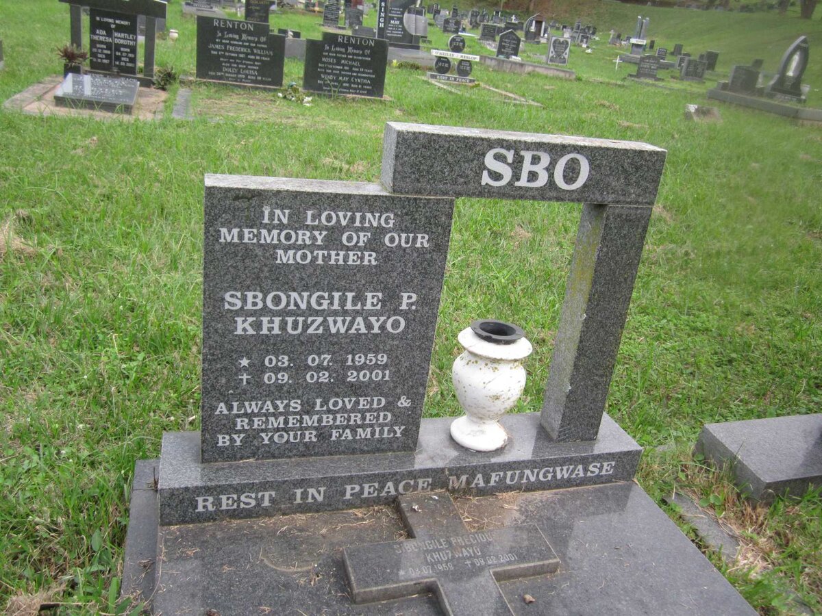 KHUZWAYO Sbongile Precious 1959-2001