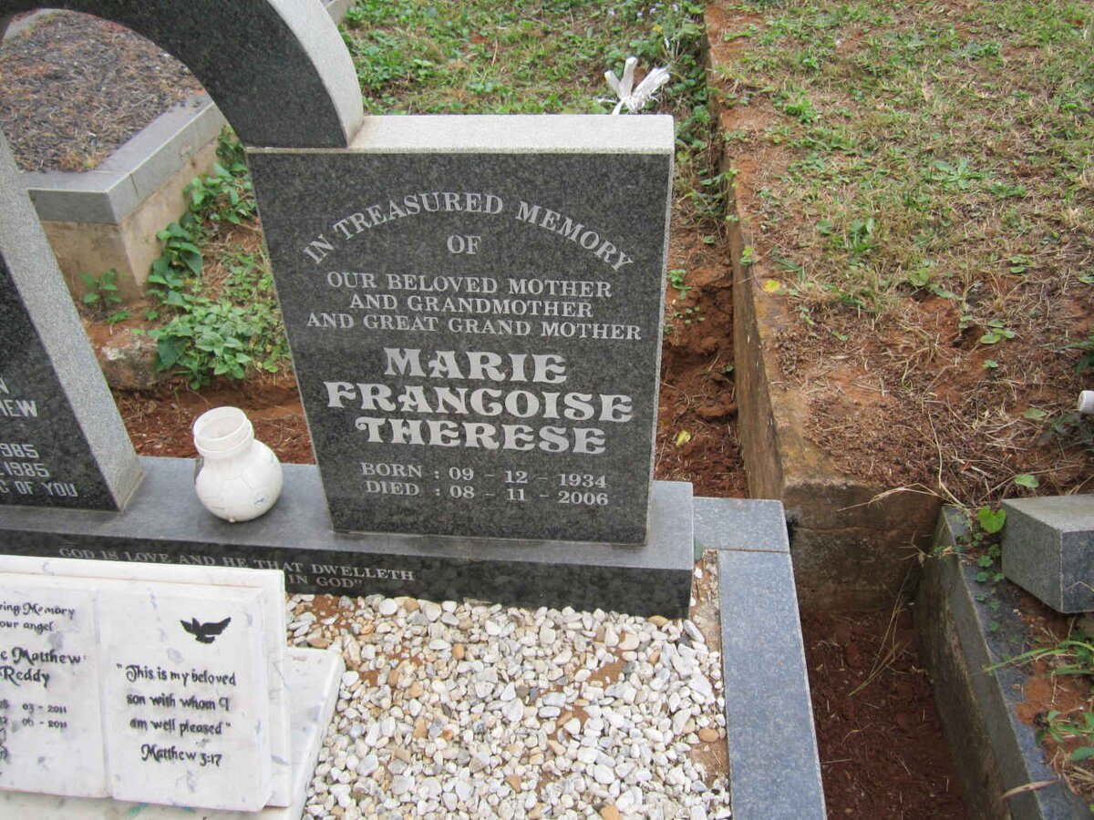 KHAN Marie Francoise Therese 1934-2006