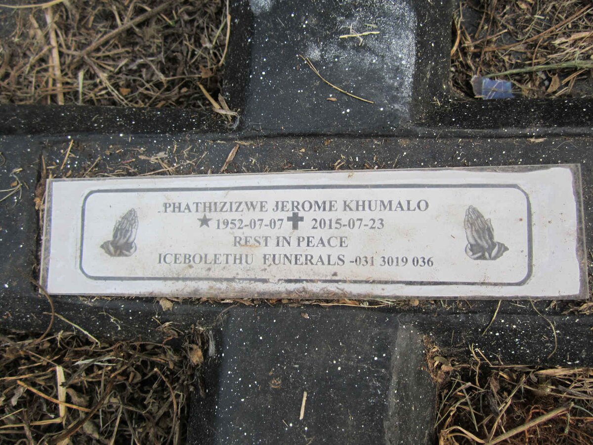 KHUMALO Phathizizwe Jerome 1952-2015