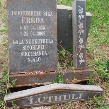 LUTHULI Freda 1935-2009