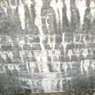 LUCAS Elizabeth -1929 