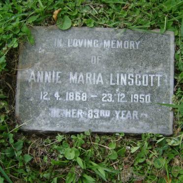 LINSCOTT Annie Maria 1868-1950