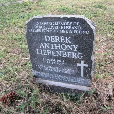 LIEBENBERG Derek Anthony 1965-2005