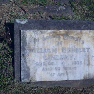 LINDSAY William Herbert -1962