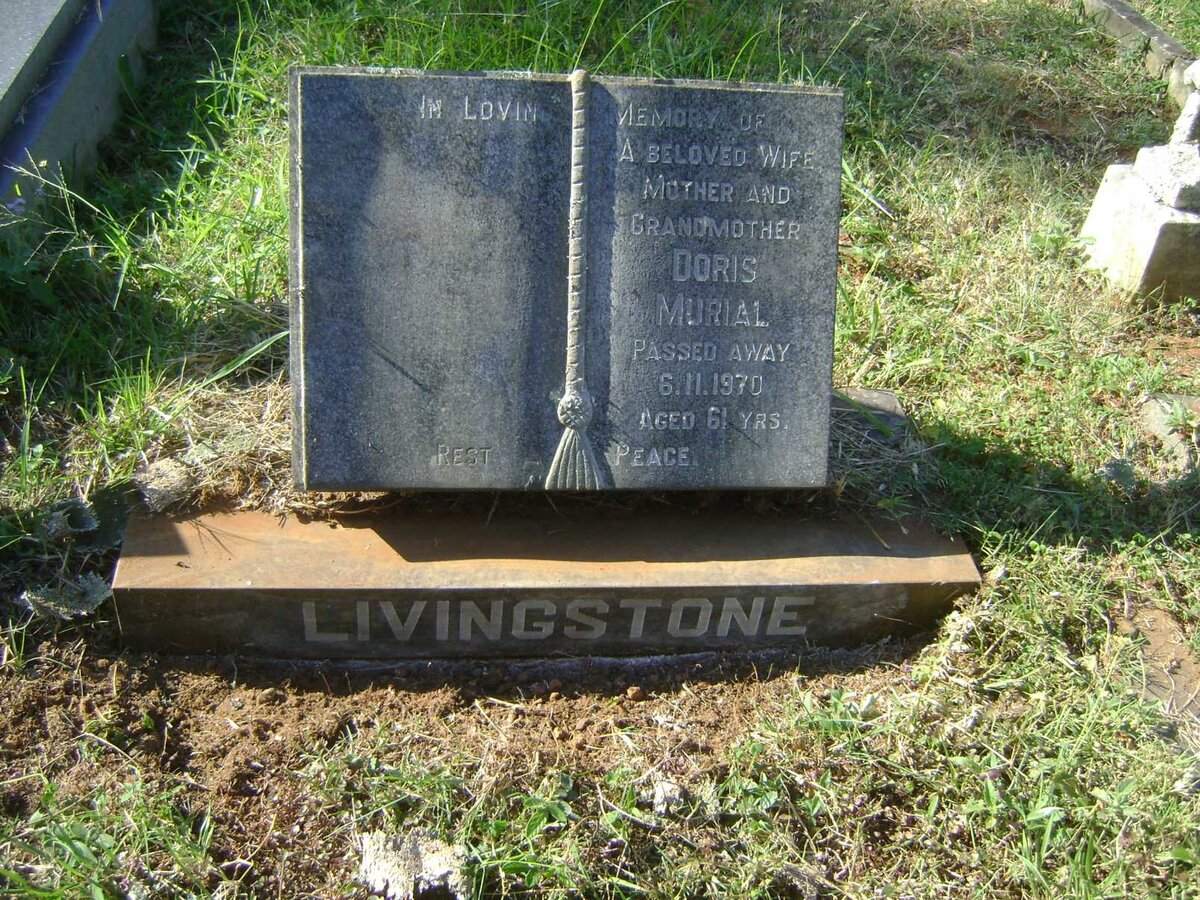 LIVINGSTONE Doris Murial -1970