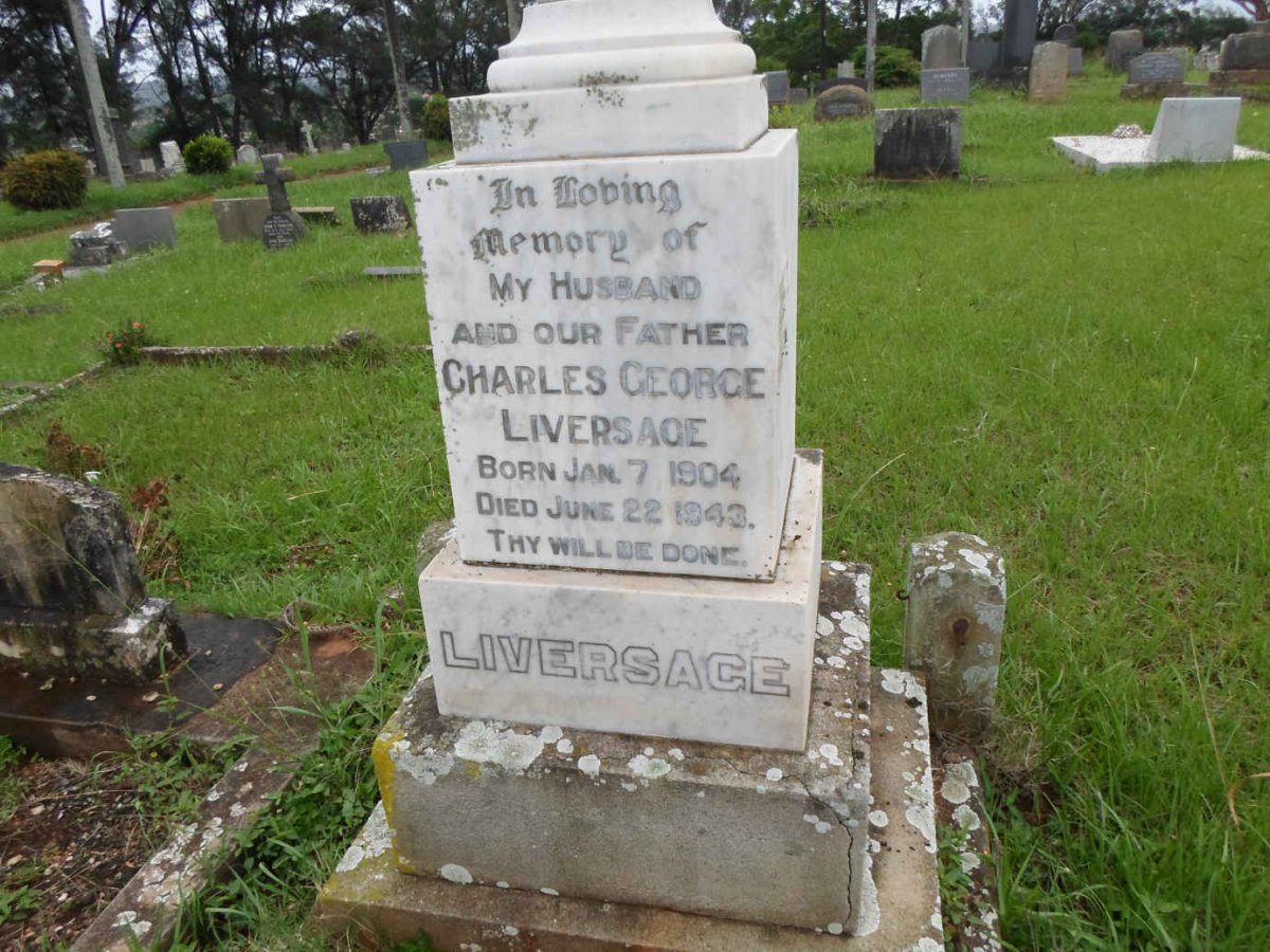 LIVERSAGE Charles George 1904-1943