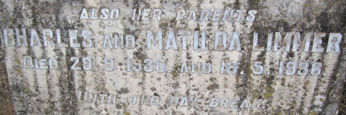 LIMMER Charles 1930- &amp; Matilda -1936
