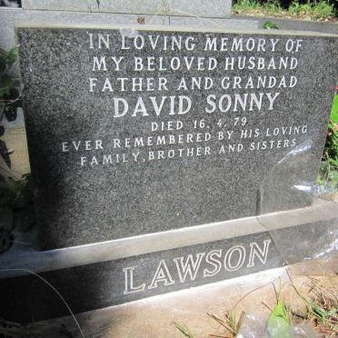 LAWSON David Sonny -1979