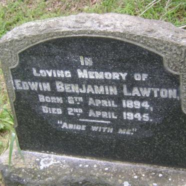 LAWTON Edwin Benjamin 1894-1945