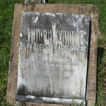 LANGENEGGER Hilda Augusta nee ARNOLD -1934