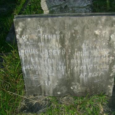 LAWTON Louis Joseph -1930 :: VAUSE John -1942